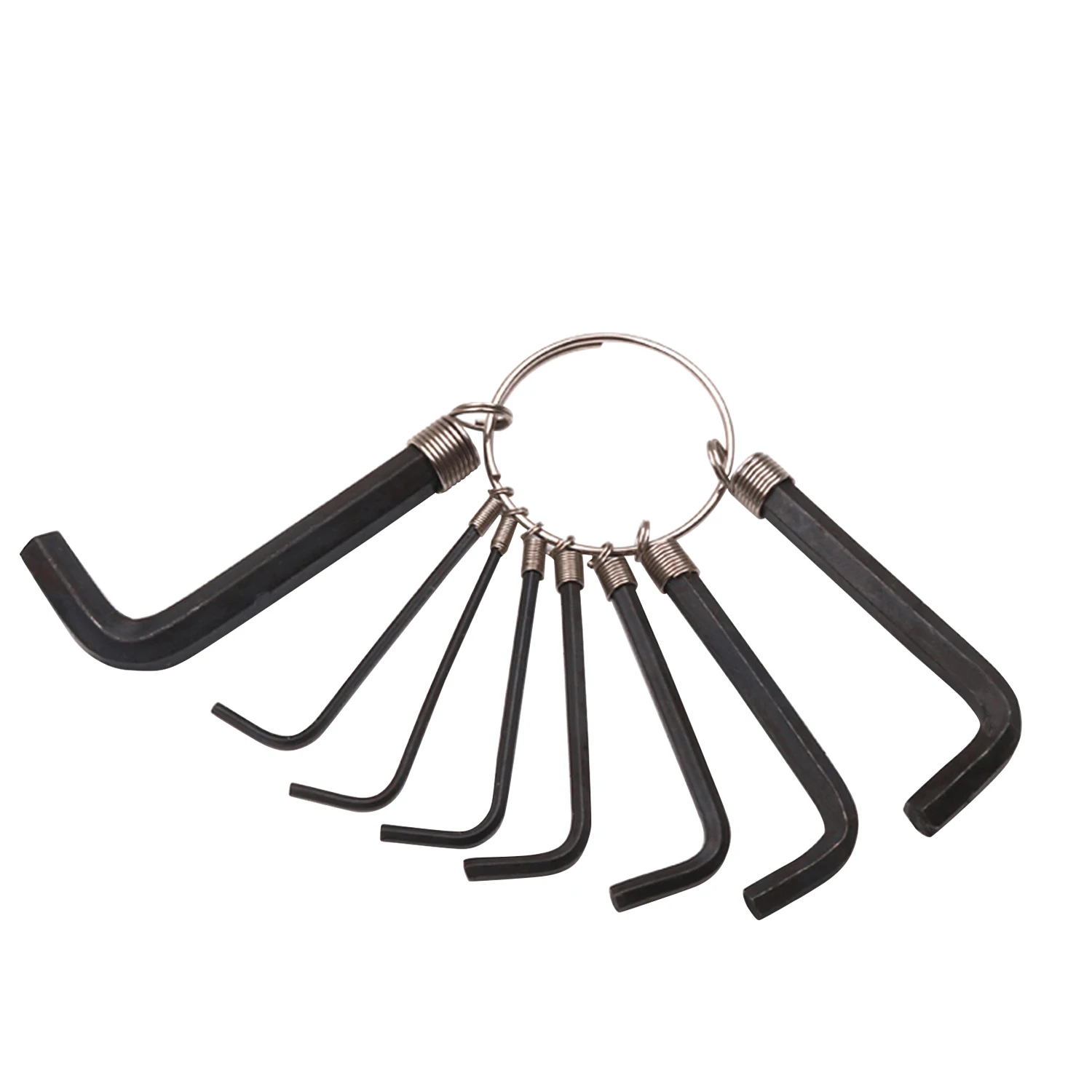 

Guitar Allen Key Wrench Set Hex Hexagon 1.5mm 1.5mm 2.0mm 2.5mm 3.0mm 4.0mm 5.0mm 6.0mm Black Carbon Steel for Luthiers