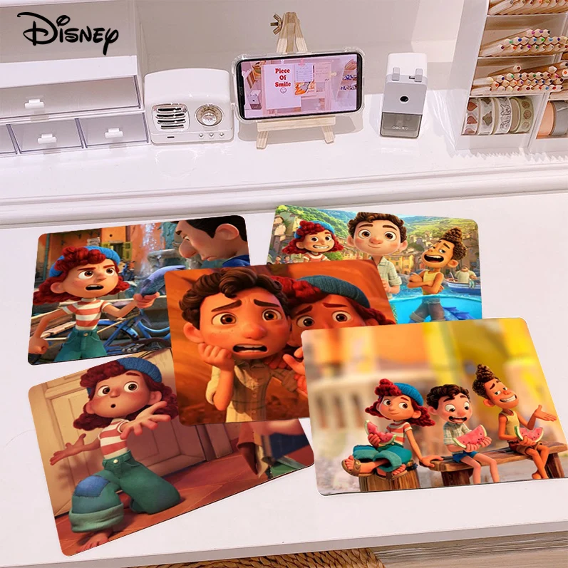 

Disney LUCA Mousepad Non-slip Lockedge Office Computer Desk Mat Table Keyboard Big Mouse Laptop Cushion Non-slip Teen Bedroom