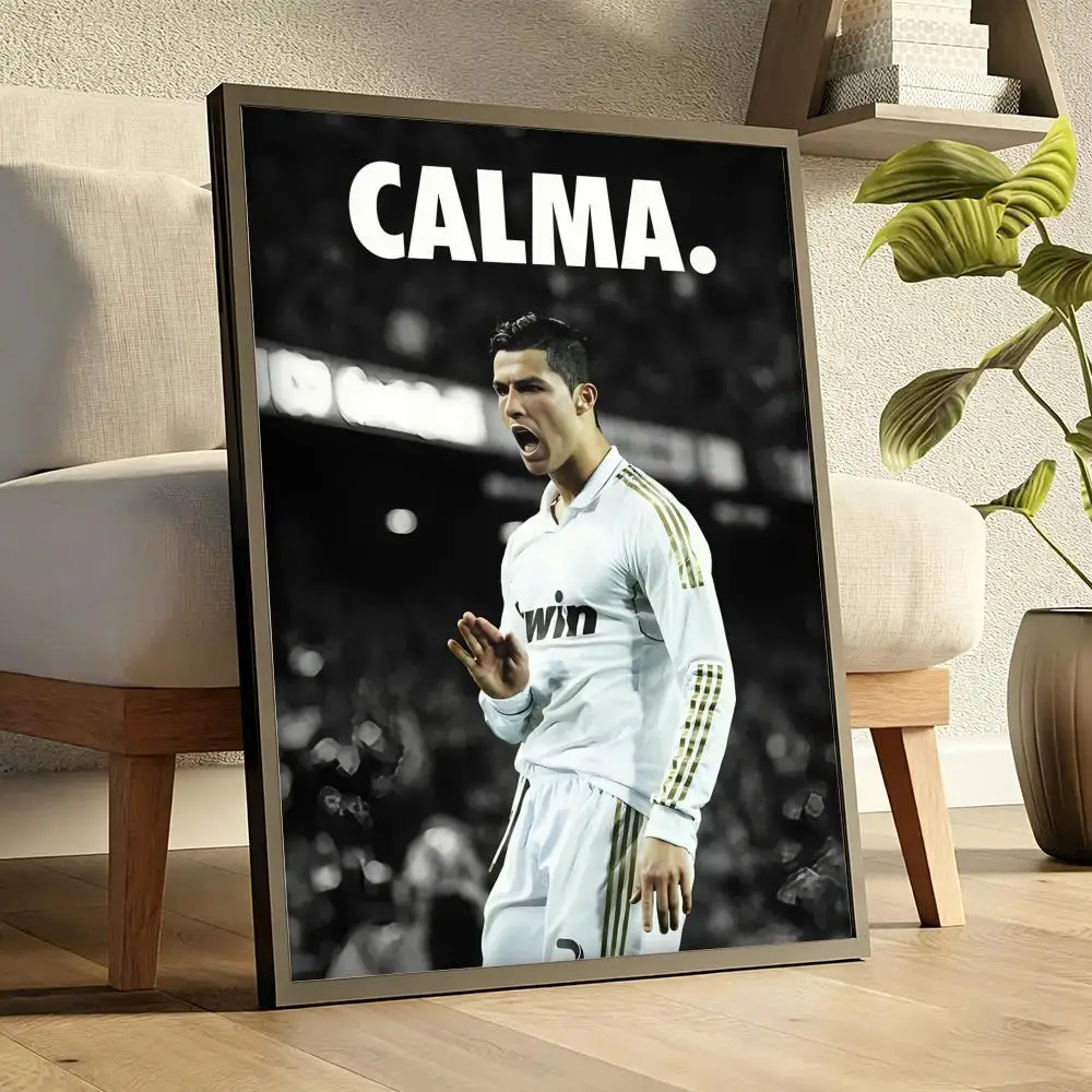 World famous Number 7 R-Ronaldo Painting Calligraphy Canvas Poster Wall Art Aesthetic Home Decoration for Living Room