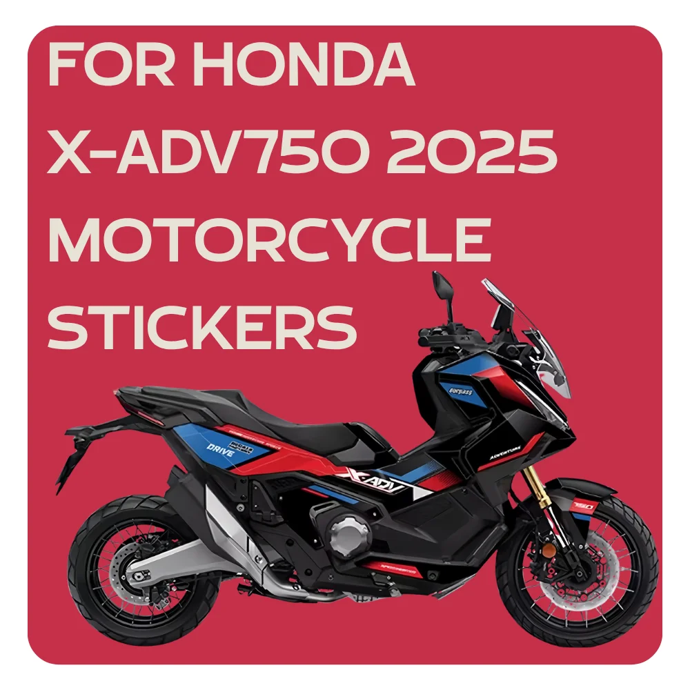 

For Honda X-ADV 750 2025 Motorcycle PVC Stickers JDM Style Full Body Floral Graphics DIY Waterproof Vinyl Wrap Decoration Kit