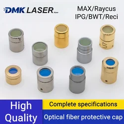 DMK Laser Source Protective Windows Lens QBH Protection Cap Fiber Laser Cutting/Welding Fiber Optic Crystal Lenses Raycus MAX