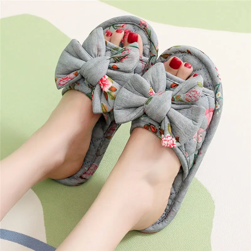 Four Season Universal Silent Home Soft Soled Cloth Slippers That Do Not Damage Wooden Floors, Floor Tiles, Shoes