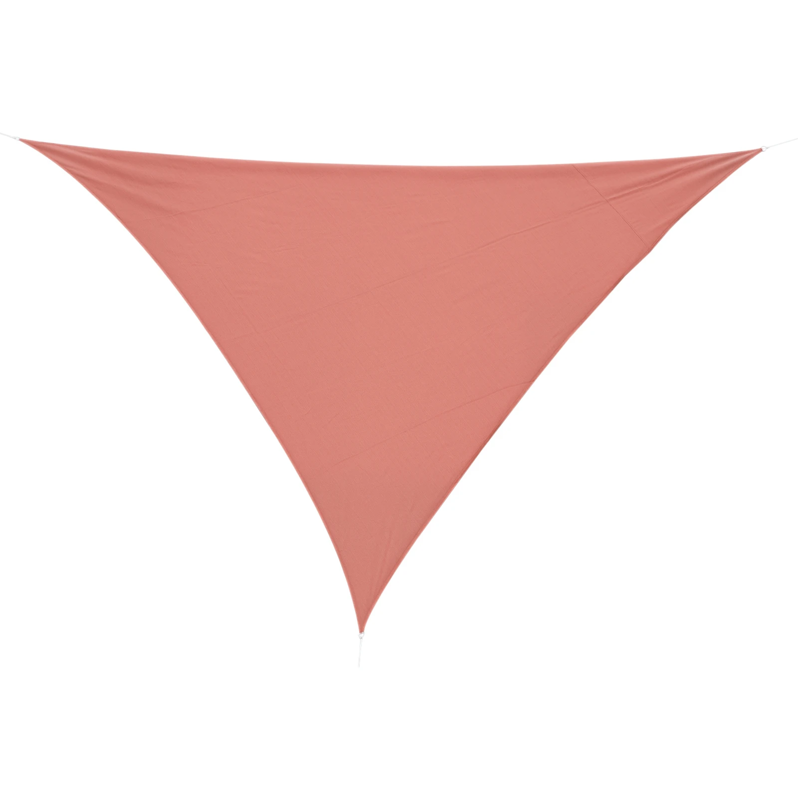 Outsunny Large Triangular Shade Sail 4 x 4 x 4 m High-Density Polyethylene, UV Resistant, Rust Red