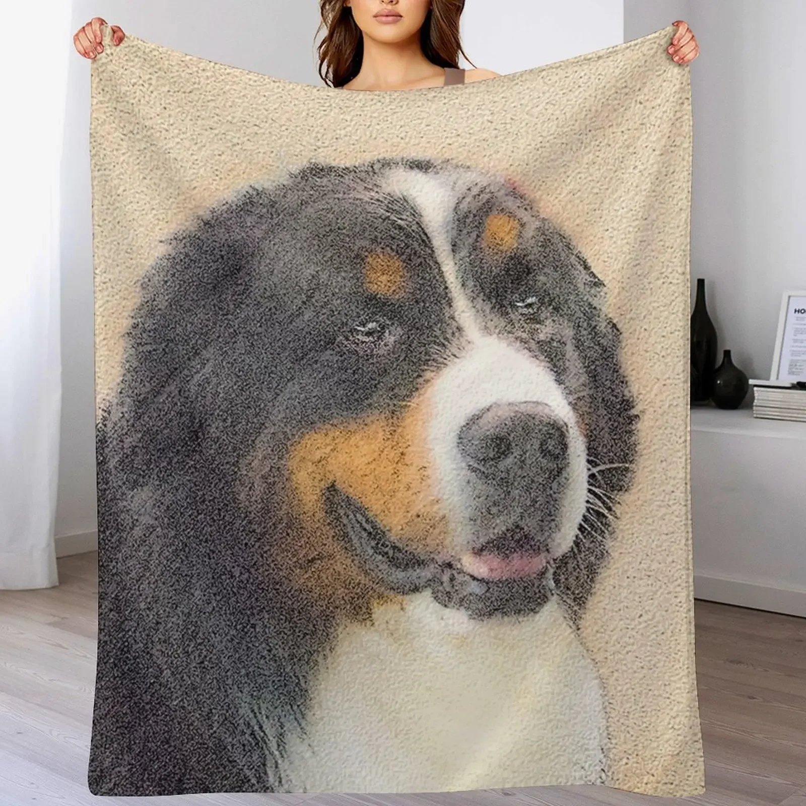 

Bernese Mountain Dog Throw Blanket Blankets For Baby Luxury St Plaid on the sofa Soft Big Blankets