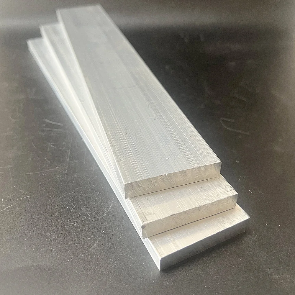 6061 Aluminum Alloy Sheet, Thickness: 10mm, Width: 20-100mm, Length: 400-500mm, Widely Used for Your Selection