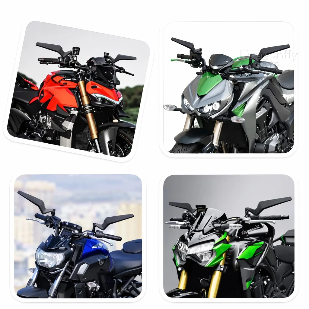 Motorcycle Rearview Mirrors for KTM Duke 125 200 250 390 690 790 890 Super Duke 990 1290 1390 Wind Wing Stealth Side View Mirror view 4