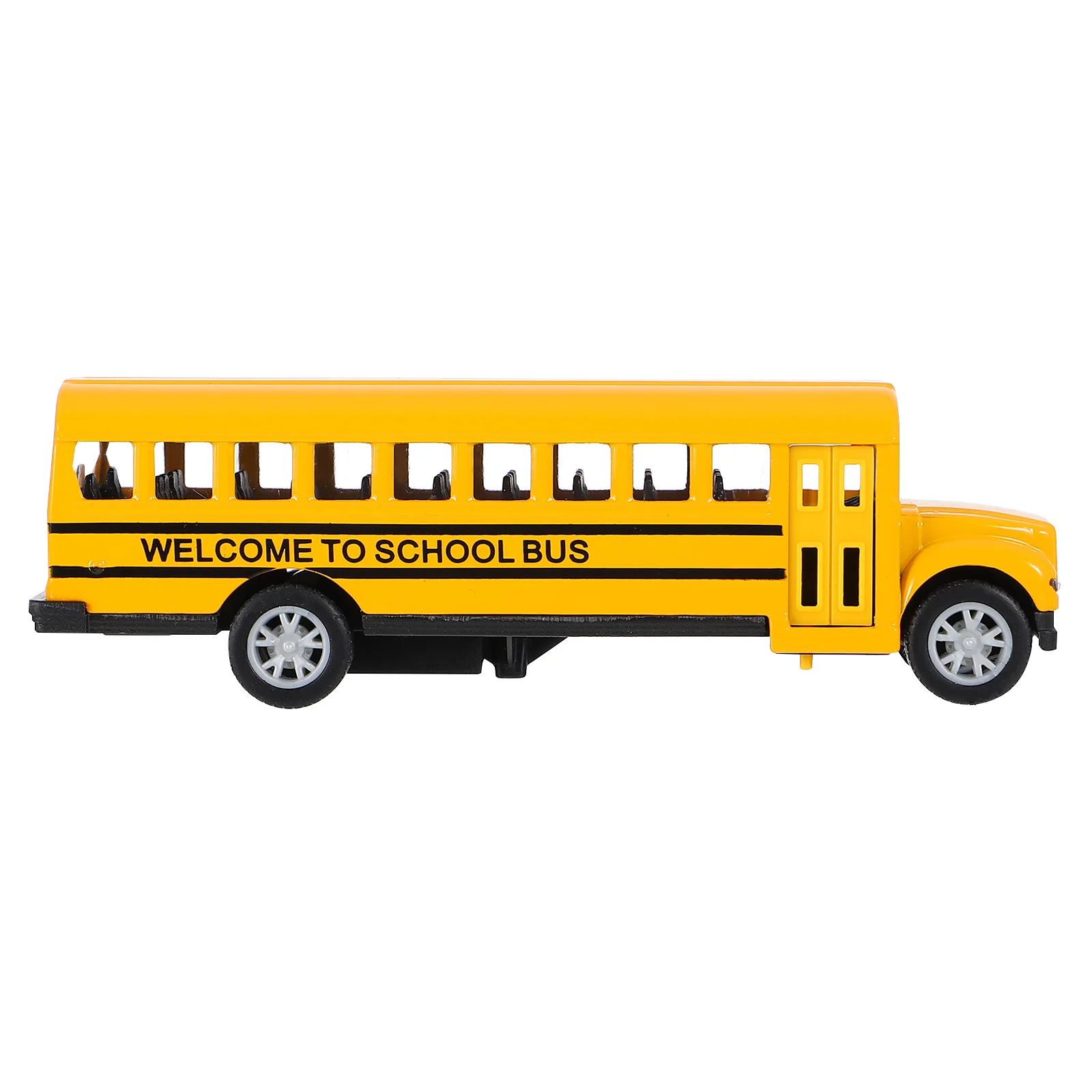 1Pc School Bus Model Toy Alloy Pull Back Model Bus Toy Kids Car Toy Kids Funny Alloy Toy kids school bus toy