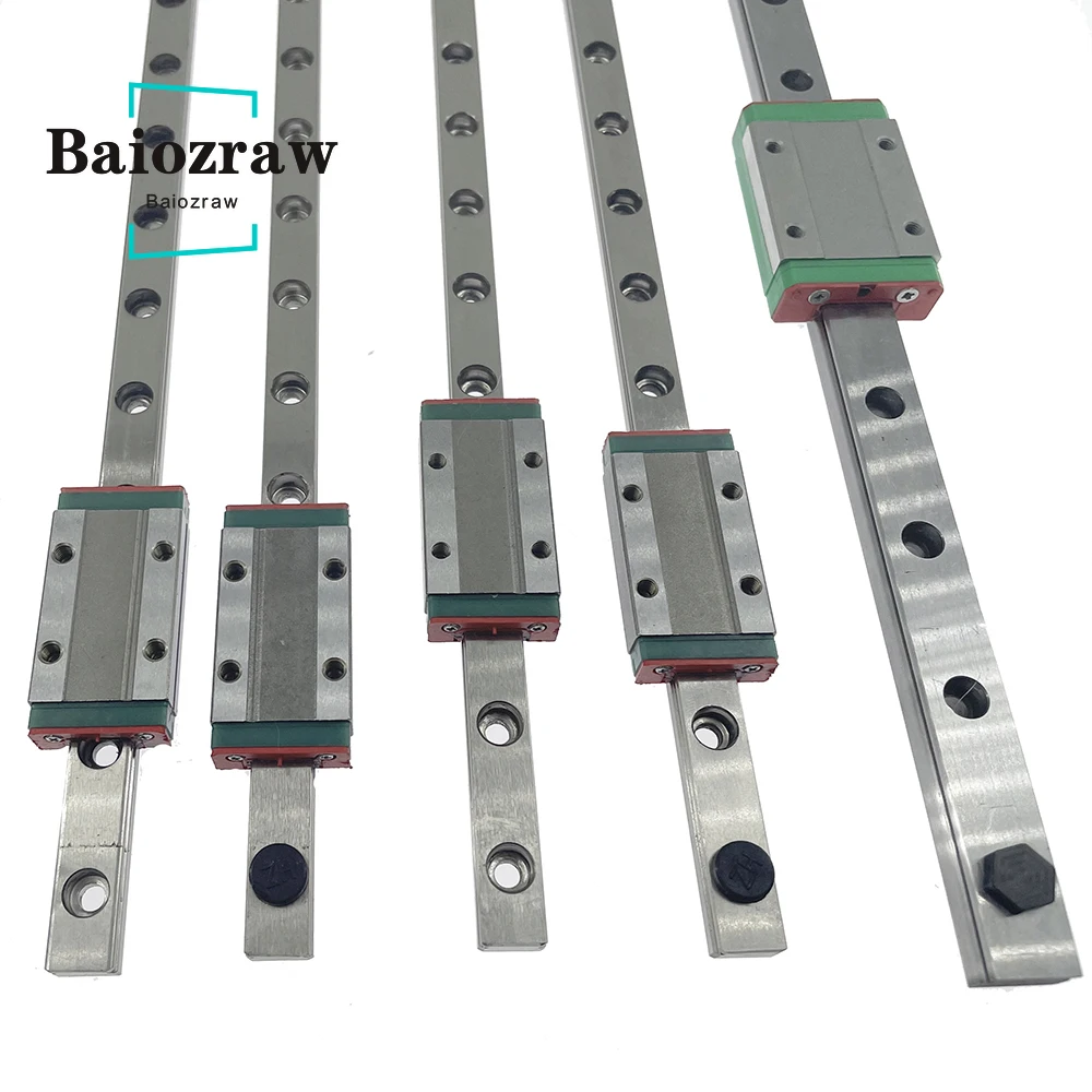 Imagem -03 - Baiozraw-trident Impressora 3d Linear Rail Kit Trilho Faça Você Mesmo Alta Qualidade Peças Voron Mgn9h 250 mm 300 mm 350 mm