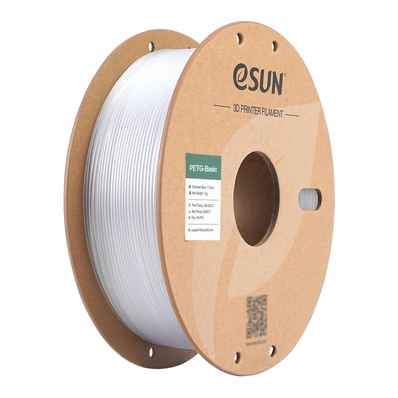 eSUN Basic PETG 3D-filament 1,75 mm 1KG 2,2LBS Hoge taaiheid 3D-printerfilamenten PETG Basic voor Bambu Lab 3D-printmaterialen - afbeelding 1