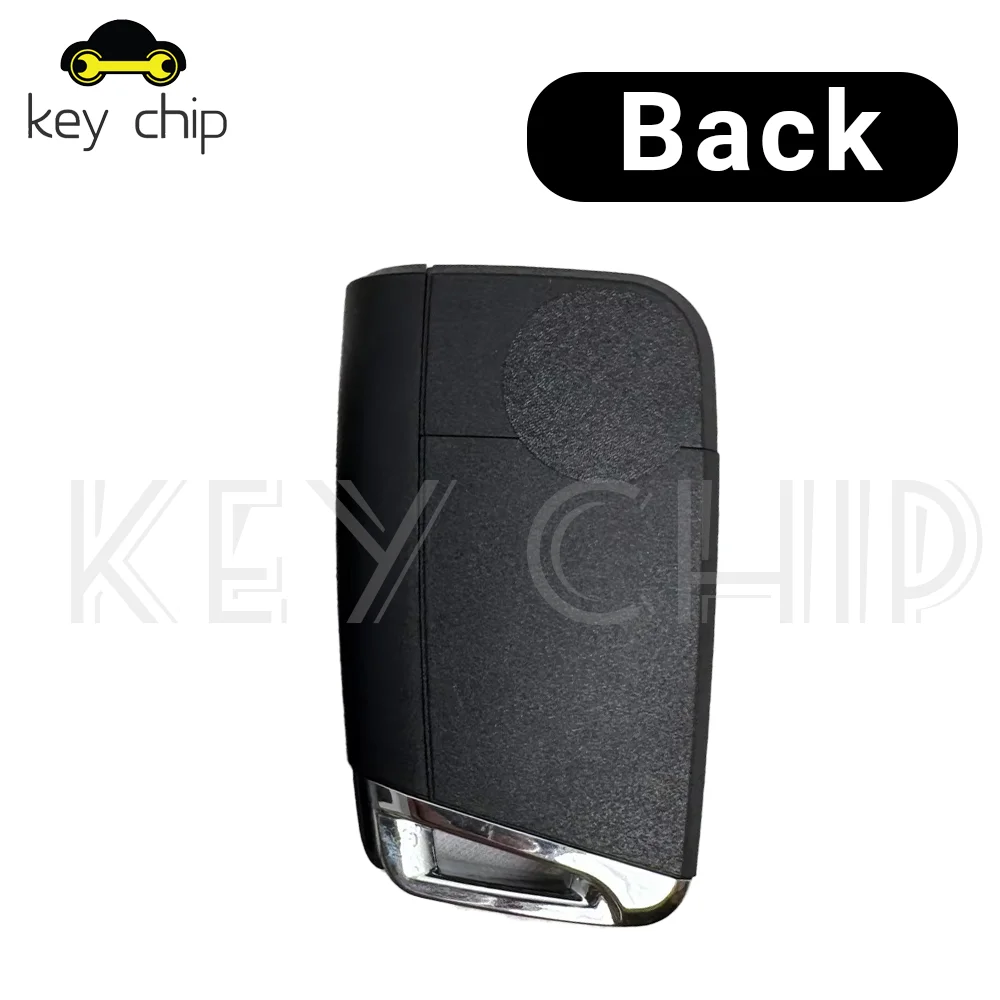 48チップ 5G6959752Q 48チップ VWゴルフMk7、シュコダオクタビア用3ボタンカーリモコンキーシェル折りたたみ式