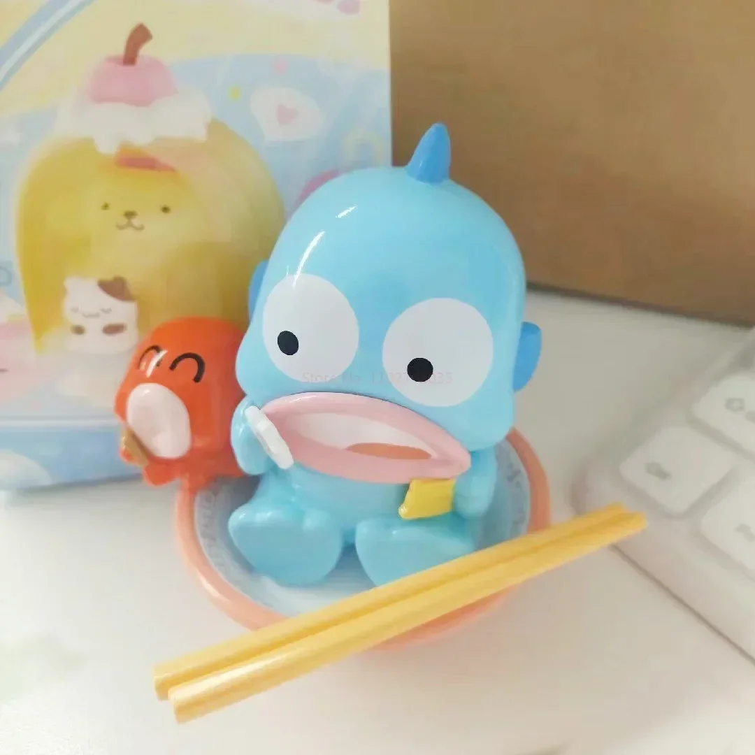 Miniso Sanrio глухая коробка Cinnamoroll моя мелодия почтовый помпон пурин Kuromi красочная еда Веселая серия таинственная фигурка игрушка подарок