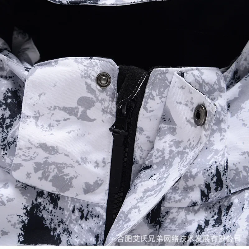 2025 جديد Mu lti جيب زوجين هود d بدلة تزلج يندبروف ومقاوم للماء OT2 2025 #5