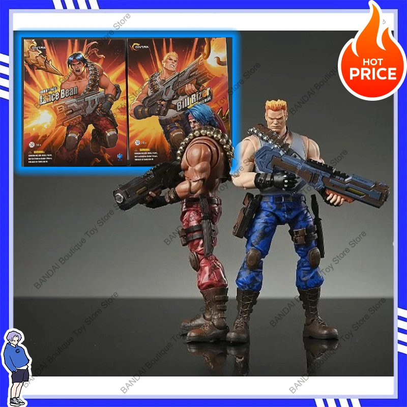 

HIYA Contra Action Figure 1/12 Scale Articulated Joints Video Game Character Collectible Model Toy for Gamer Collector