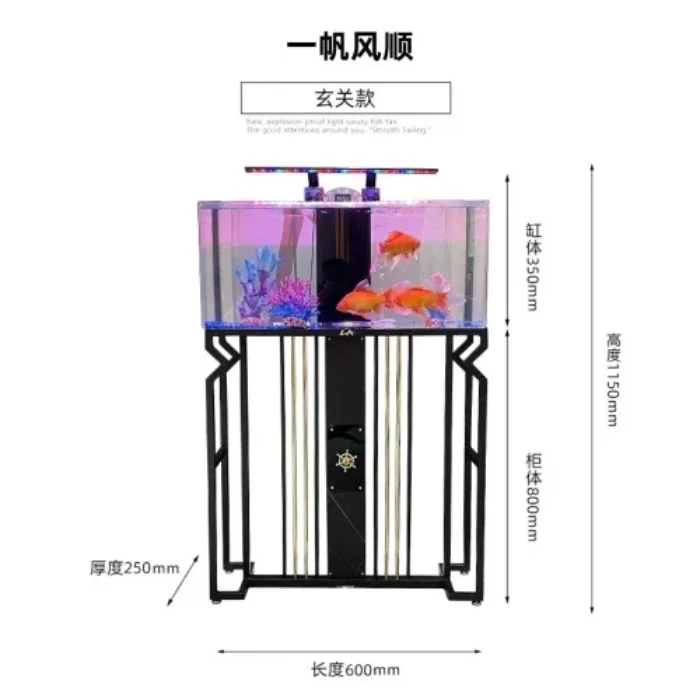 

A7 Fish Tank Creative Small and Medium-Sized Living Room Entrance Ecological Landscape Hallway Home Light Luxury Floor