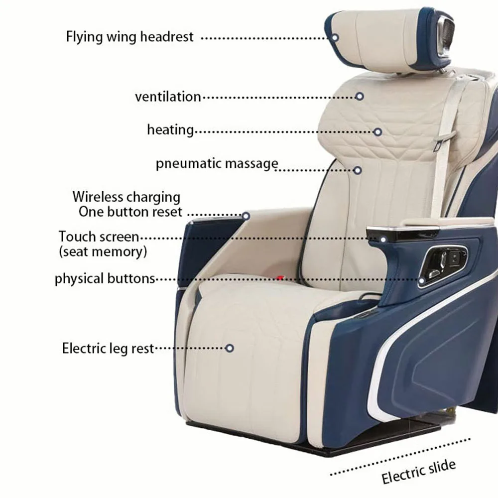 Hot Sale Luxury Car Rear Seat Gray Car Seats Covers Full Set Luxury Seats Multifunctional