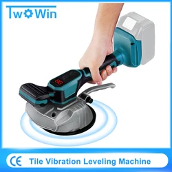Tile Vibration Leveling Machine Cordless Tile Installation Tool 8 Speed Digital Display for Floor Tile Wall for Makita 18V