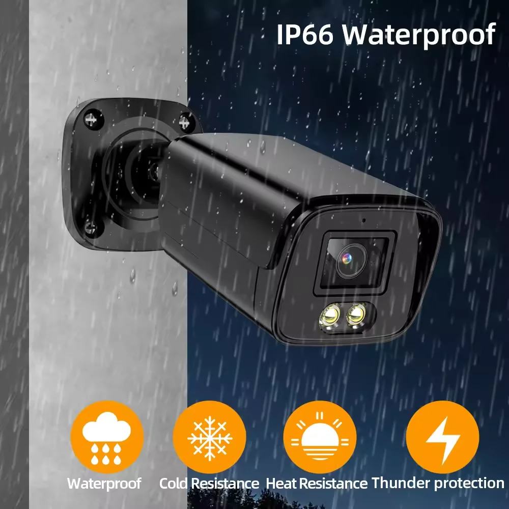 5MP 16 Buah Sistem Kamera Keamanan AHD CCTV 16CH DVR Set Pengawasan Video Rumah Penglihatan Malam Penuh Warna Luar Ruangan