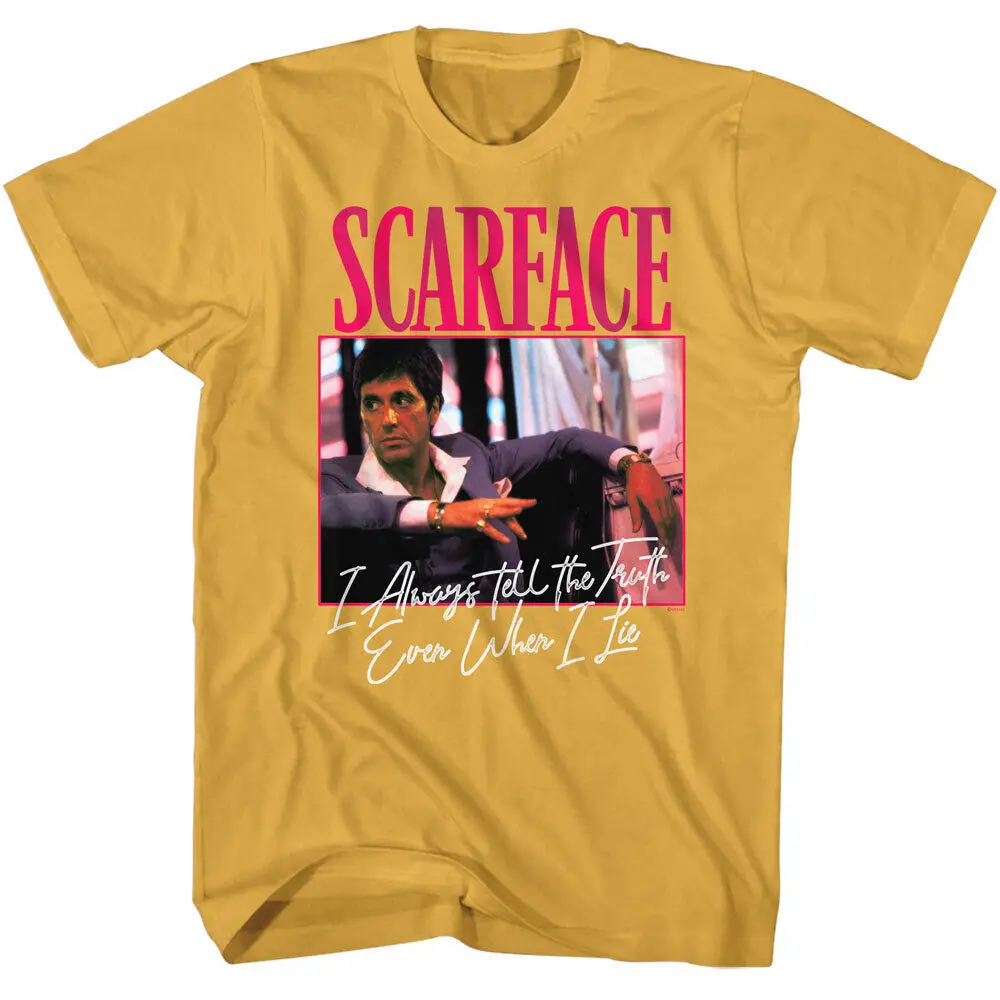 Camiseta para hombre Scarface Tony Montana, siempre diga la verdad uniforme cuando yo mentigo