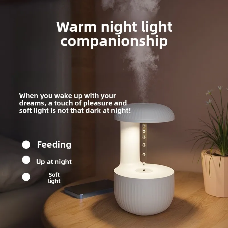 Diffuseur d'arôme Anti-gravité gouttelette d'eau humidificateur à flux inverse huile essentielle Mini diffuseur d'arôme lampe à ultrasons ménage