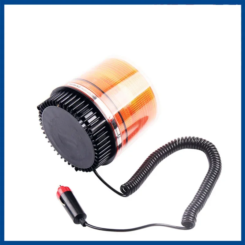 Car Truck Roof Top Warning Light Emergency LED Strobe Light Flashing Beacon With Magnetic Base For Security Auto 12V 24V