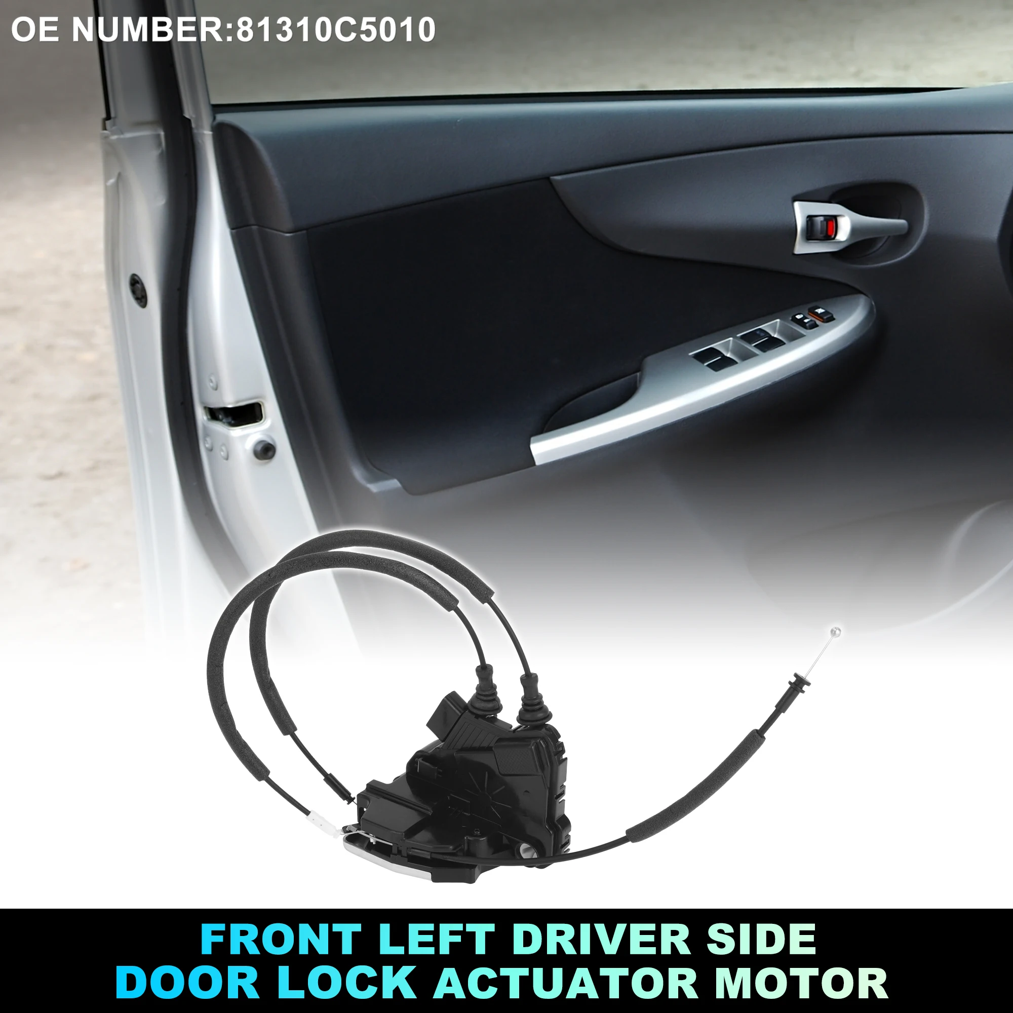 

Мотор привода замка передней левой двери Uxcell для Kia Sorento 2016-2020, No 81310C5010, новый