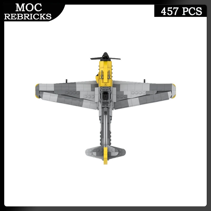 

WW II Germany Weapons Air Force BF109 Personnel Carrier MOC Building Block Aircraft Educational Brick Toy Gifts For Child