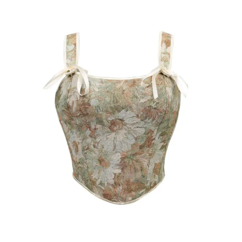 

Корсет, сексуальный корсет на молнии, утягивающий бандаж, корректирующее белье, женский вечерний элегантный ретро-бюстье, топ, уличная одежда