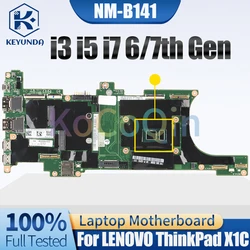 NM-B141 For LENOVO ThinkPad X1 Carbon 5th Gen Notebook Mainboard i3 i5 i7 6/7th 01HY003 01LV981 01AY064 Laptop Motherboard
