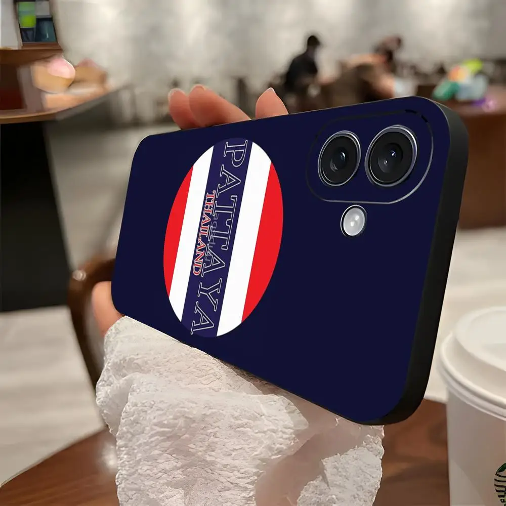 Design Thailand Flag Passport Phone Case For iPhone 17 16 15 14 13 12 11 X XR XS 8 Plus Mini Pro Max Soft black Shockproof Cover - view 4