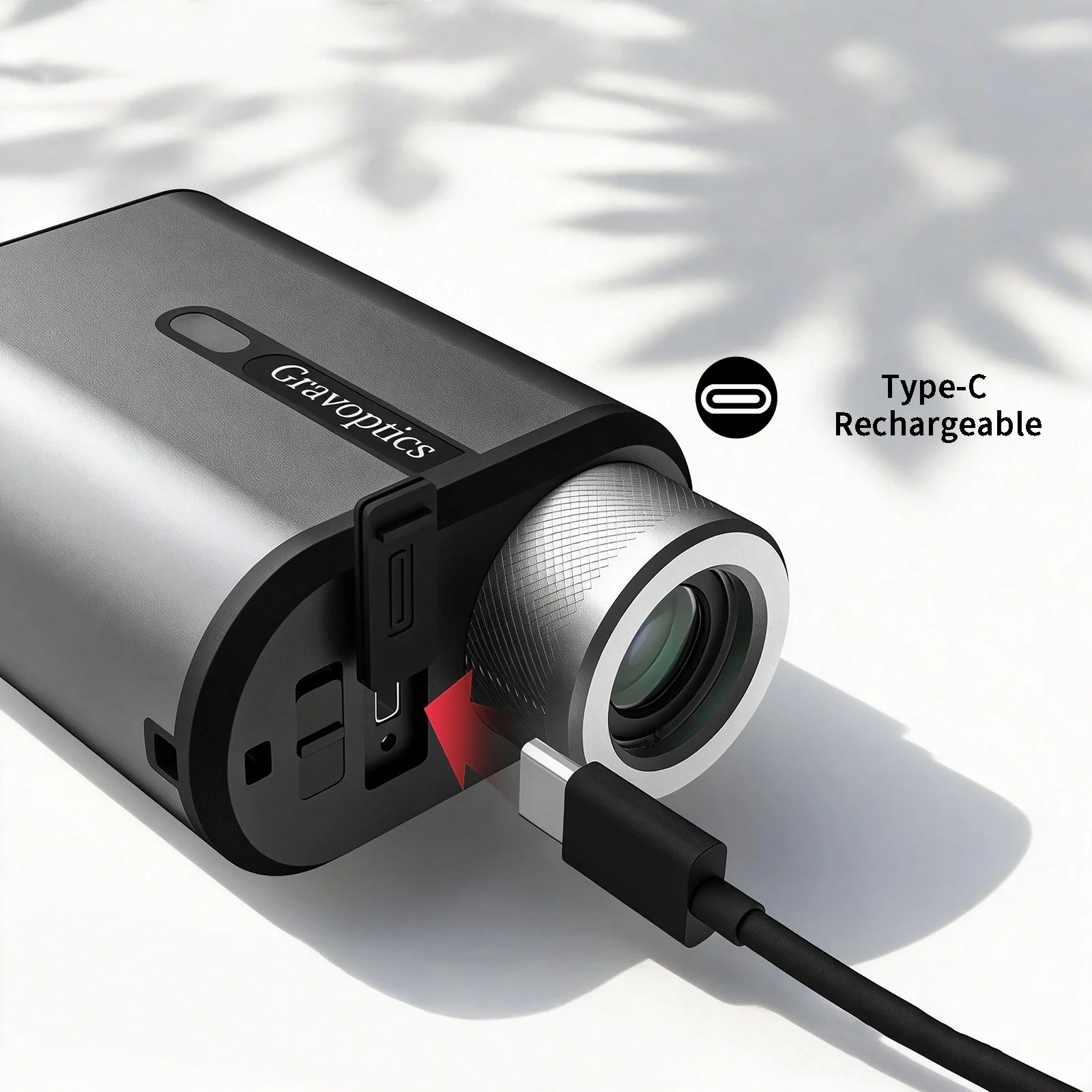 

Gravoptics 1000M Golf Laser Rangefinder with Slope Compensation Flagpole Lock Distance Meter USB Rechargeable for Golf/Hunting