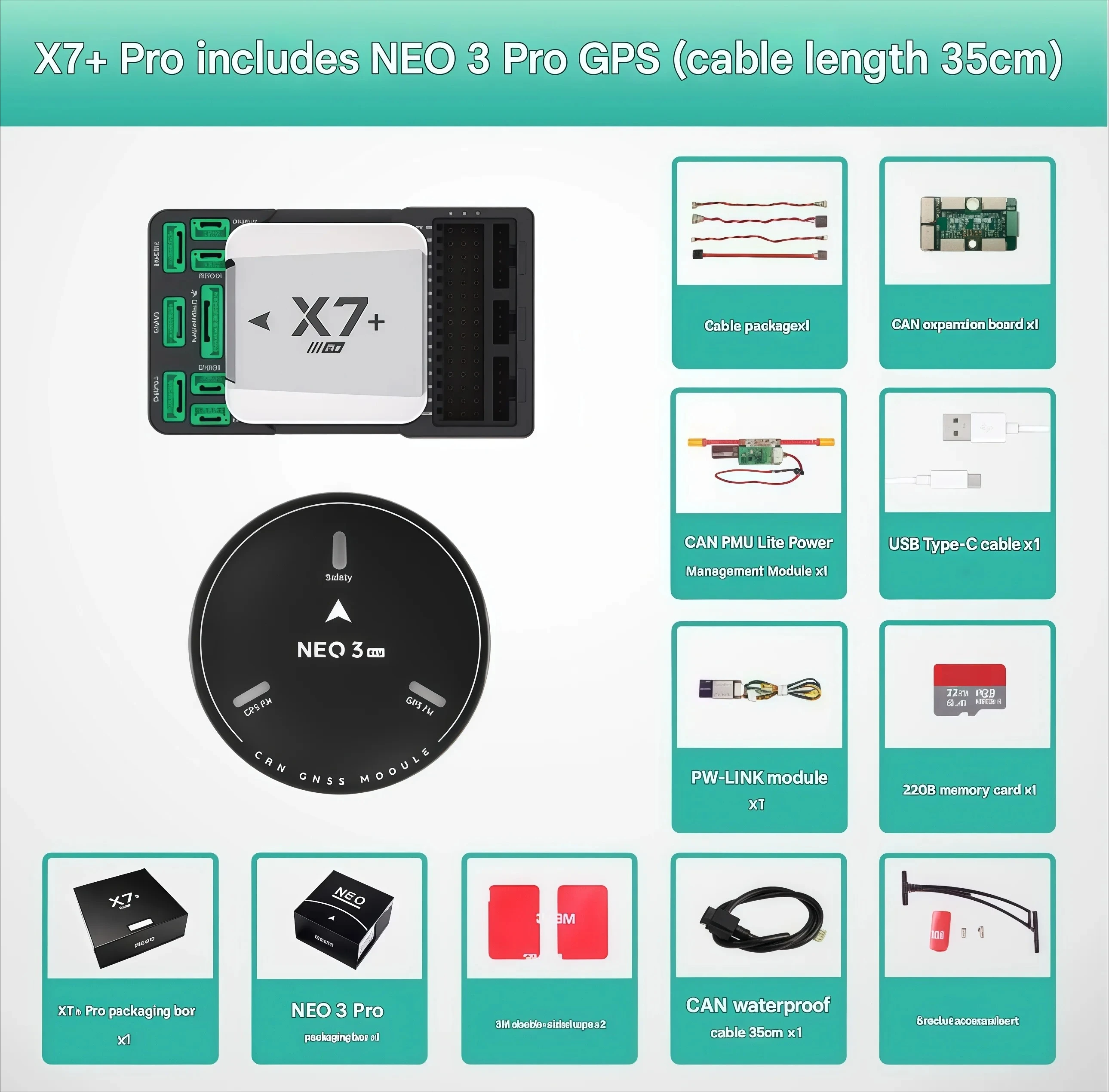 NEO 3 PRO GPS 35cm