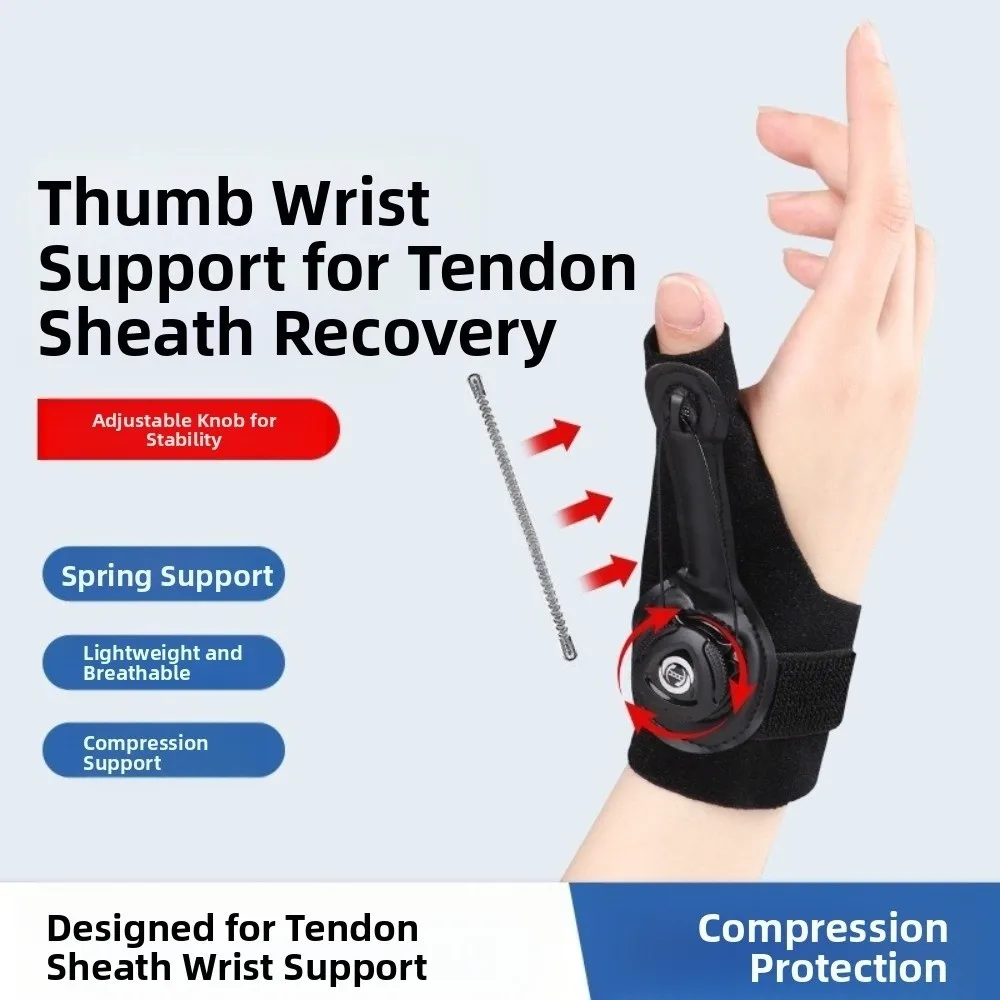 

Adjustable Design Thumb Wrist Stabilizer With Knob Thumb Support Knob Wrist Splint Wrist Band Breathable Material Wrist Brace