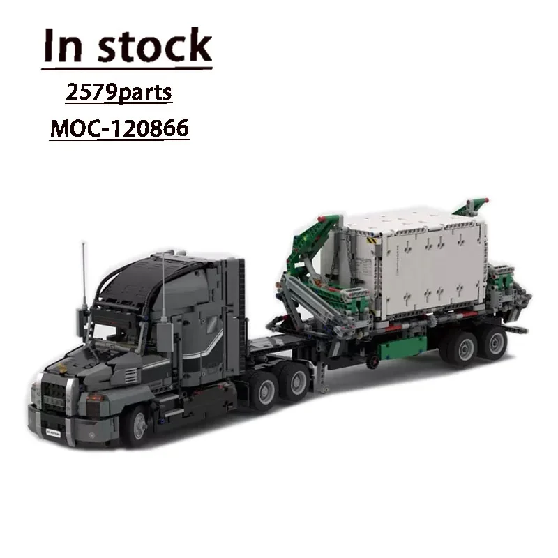 MOC - 42078 Truck Mack Anthem Assembly Stitching Building Blocks Model 2579 Building Blocks Car Parts Kids Birthday Toy Gift