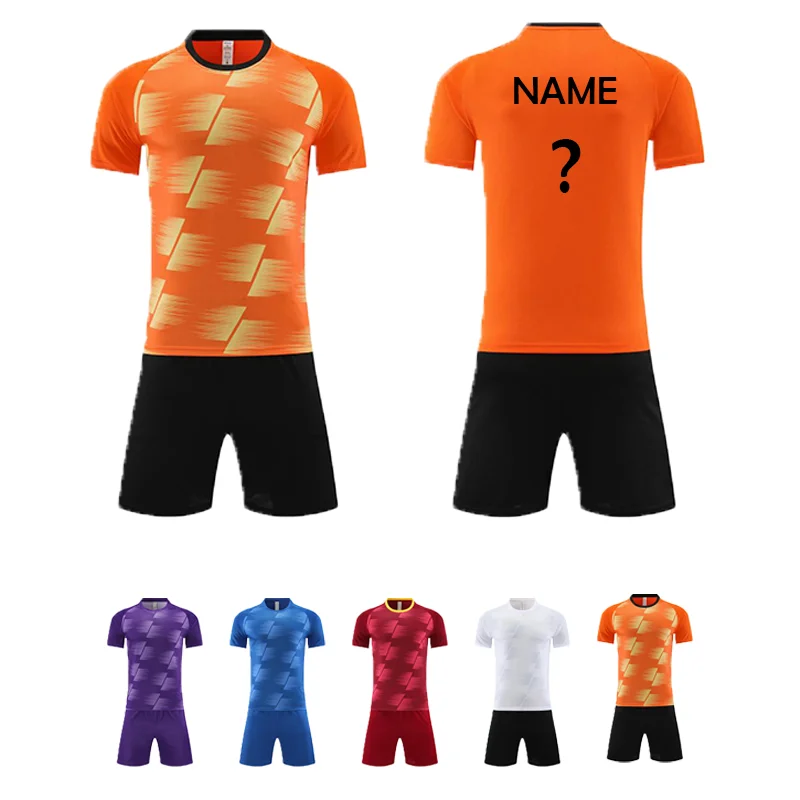 

Sports T-shirt Football Training Set Short-sleeved Casual Outdoor Running Fitness Breathable Tops Team Student Match Jersey
