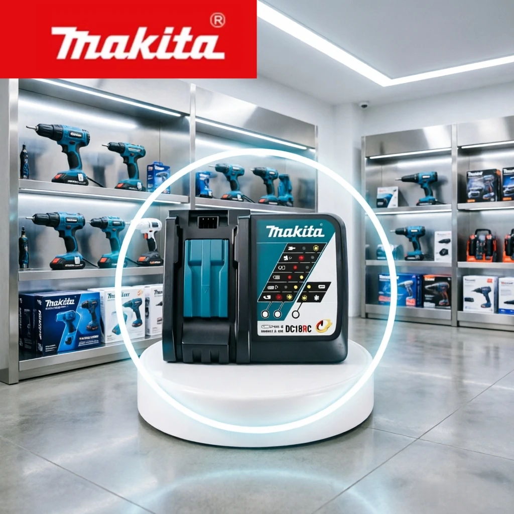 

14.4-18V 6A Quick Charge for Makita DC18RC Li-ion Battery - LED Monitor,Fits BL1860/BL1850/BL1840/BL1830 Power Tool Battery