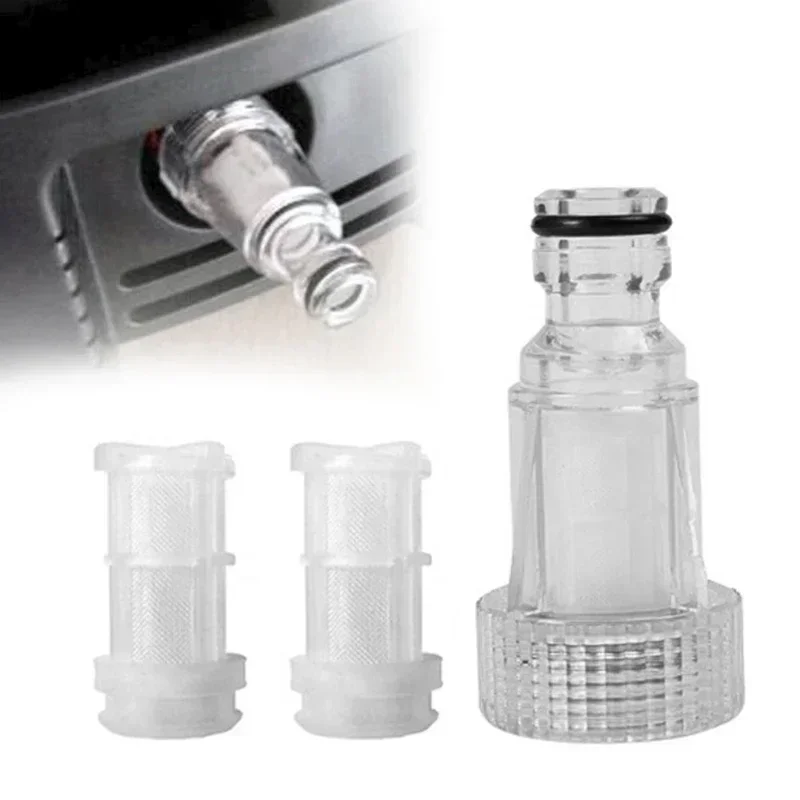 1pcs High Pressure Connection Filter+2pcs Nets Car Washing Machine Water Filter Connection For Karcher K2-K7 Series NEW NEW