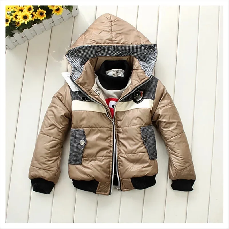 2-5 Year Winter Boy Girl Clothing Down & Parkas New Fashion Thicker Kid Children Baby Toddler Boy Girl Outerwear Coat