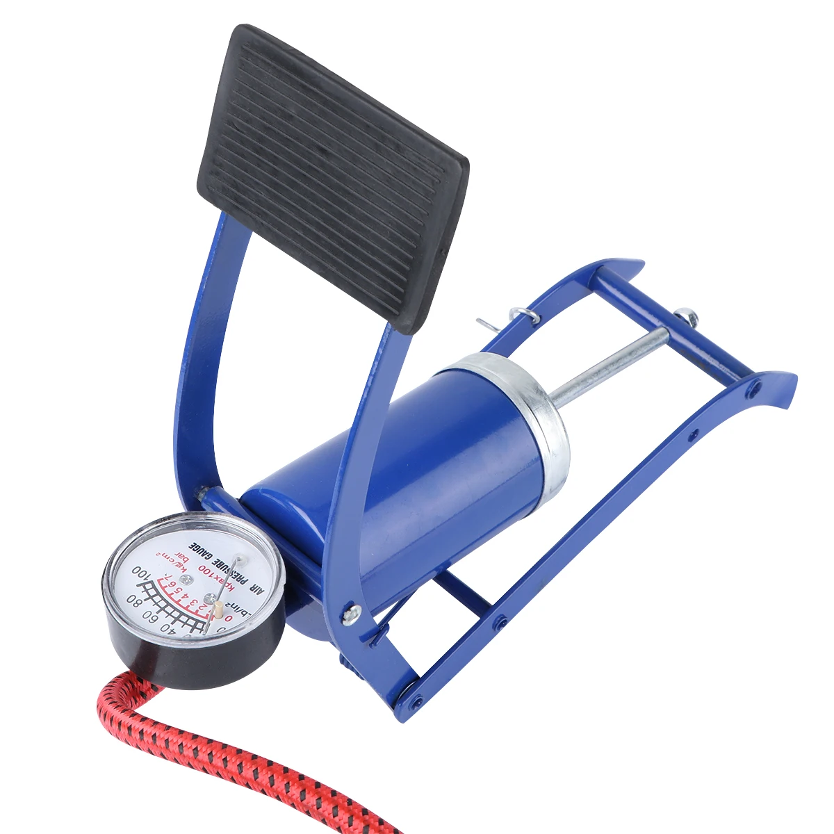 

Bike Pump for Tires High pressure Foot Pump Portable Blue Color Multi valve Suitable Cars Bicycles Motorcycles Rubber Boats
