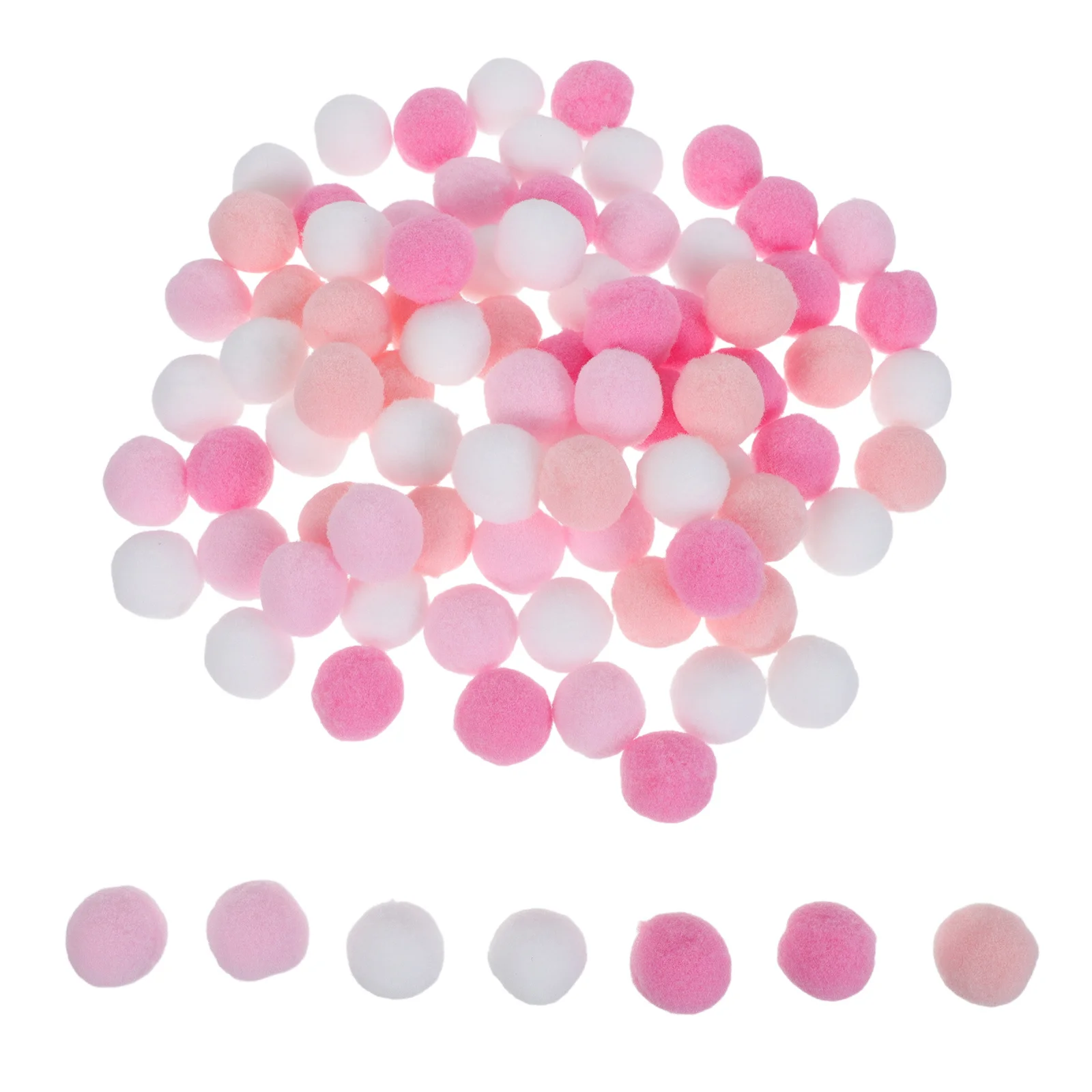 

200Pcs Mini Pom .5cm Assorted Pastel Craft Poms for Children Classroom Activities Colorful Party Decorations Soft Textured