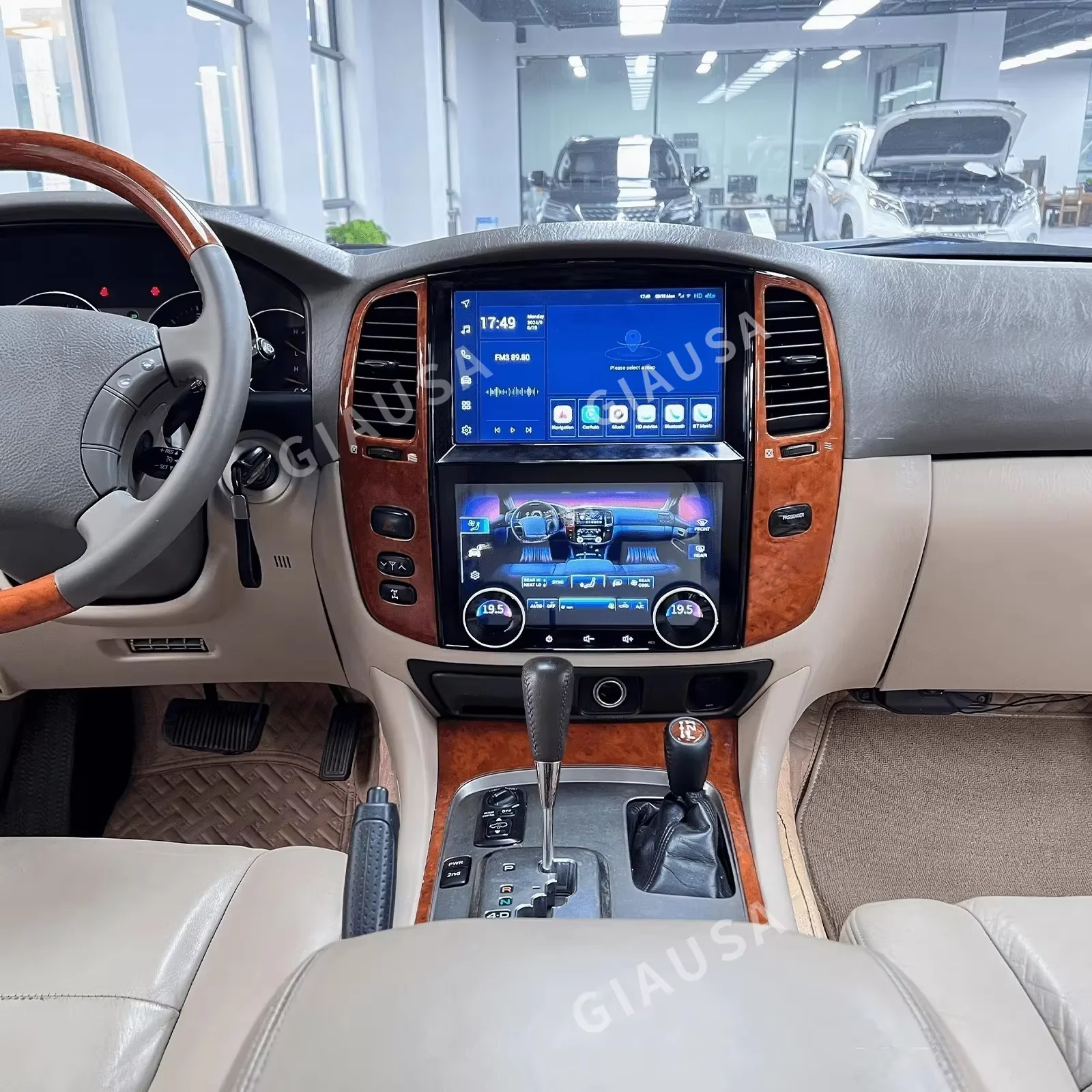 

10 Inch For Toyota Land Cruiser Lc100 2003-2007 Android 13.0 Screen Car Gps Navigation Head Unit Multimedia Player Auto Radio