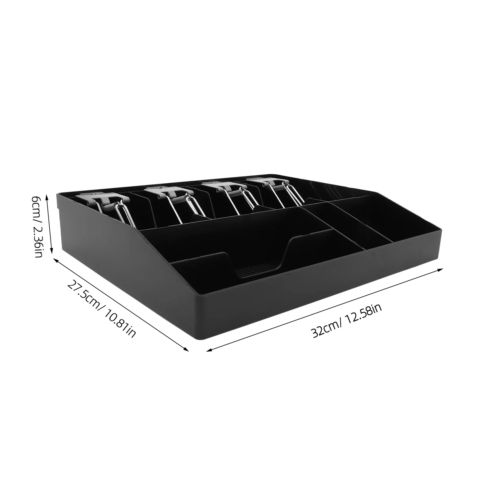 Pcs Cash Tray 3 Bill 3 Coin Compartments Cashier Box For Shop Supermarket Store Cash Register Organizer Money Storage Drawer