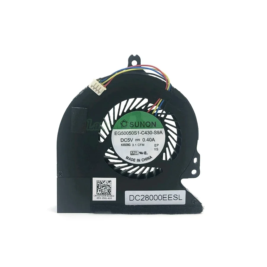 New Laptop CPU Cooling Fan For Dell Latitude 5250 E5250 Cooler EG50050S1-C430-S9A KSB05105HCA01 0DTDHM 4pins