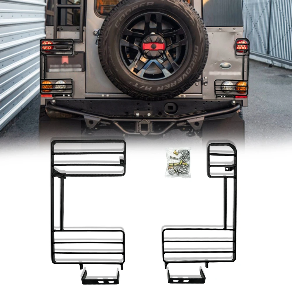 4x4 Offroad Car Body Kits Steel Grill Rear Lamp Lights Guard Sets Fit For Land Rover Defender 90 110
