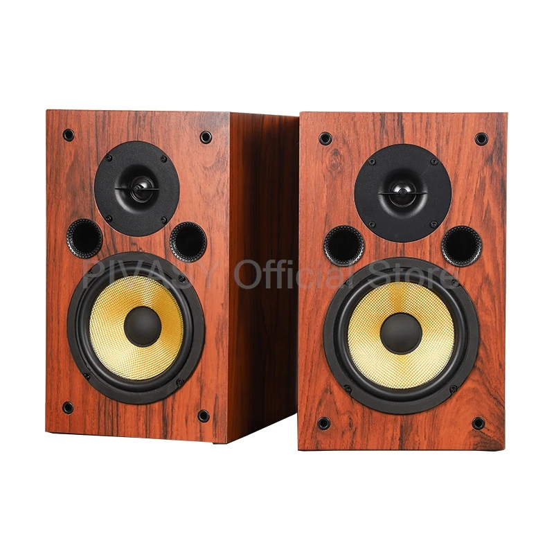 6.5 Inchu 20-120W Bookshelf Speaker Home theater Audio 8ohm HIFI Fever Passive wooden Soundbar for Indoor TV PC audio system