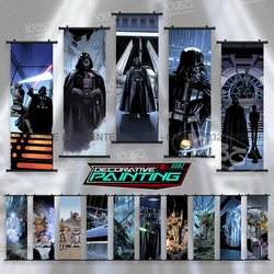 Star Wars Poster Luke Skywalker Hanging Painting General Grievous Wall Artwork Count Dooku Scroll Picture Yoda Movie Home Decor
