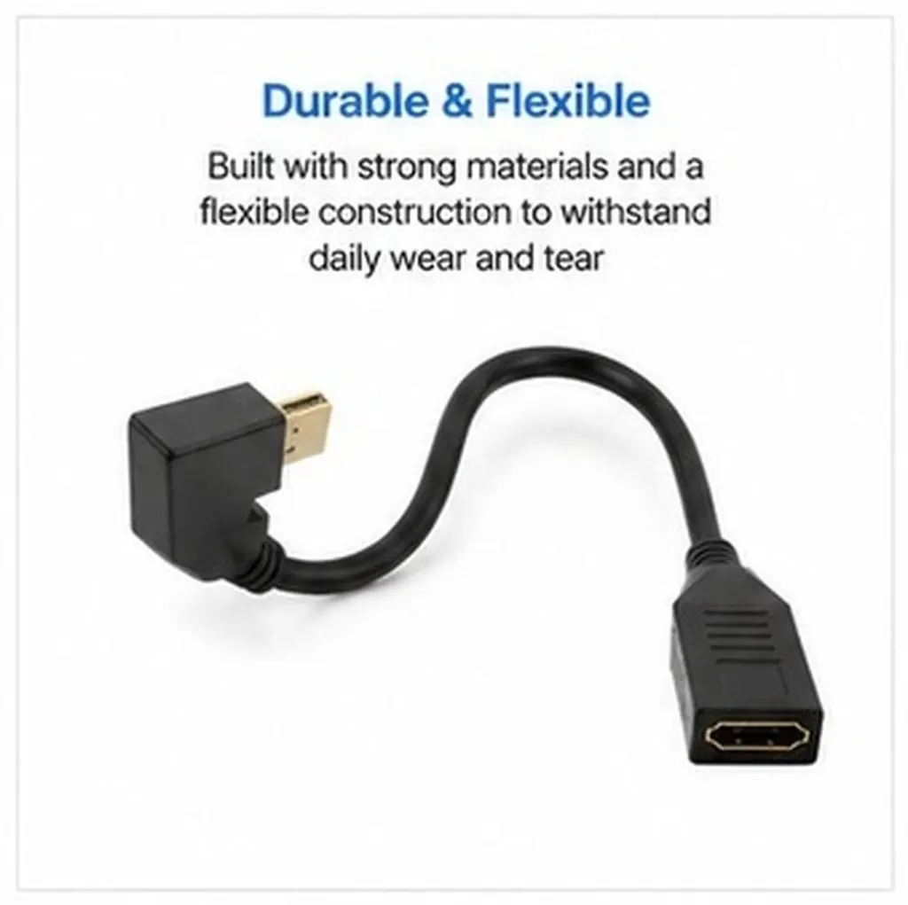 Extension Cable Male to Female High Performance Video Audio Extender Wire Stable Signal Transmission Gaming Monitor