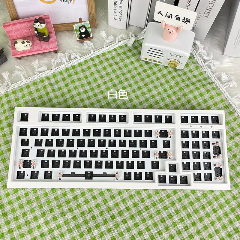 98% Mechanical Keyboard Kit Ty98 Keyboard Kit Three Modes Gasket Customized Hot Swappable Pcb Rgb Keydous Type C PC Accessary