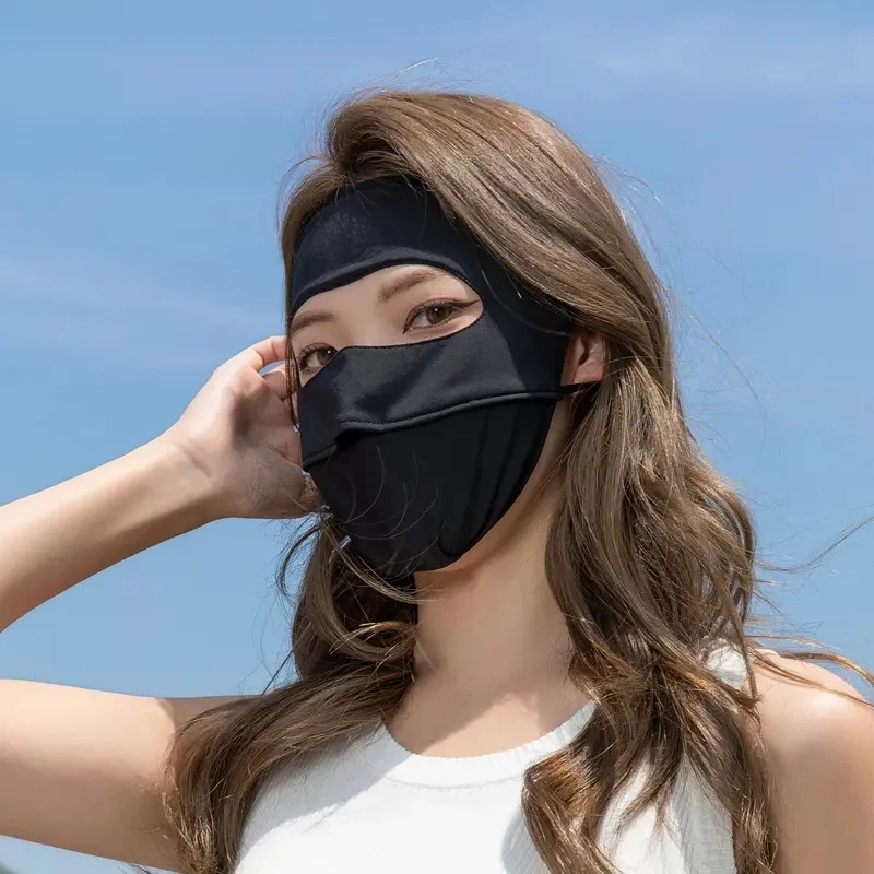 Women Face Covering UPF 50+ Sun Protection Face Protector Washable Reusable for Running Outdoors