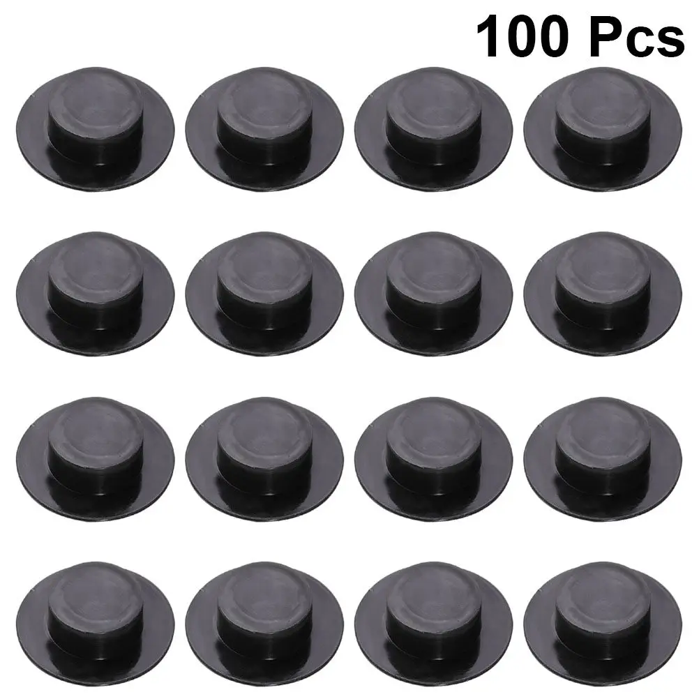 

100 шт. маленьких шляпок-клоунов, шикарные мини-шляпки-подвески, идеально подходят для рукоделия, детских школьных проектов, украшения дома, подарков и поделок