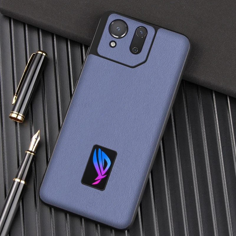 

Cases For Asus ROG Phone 8 Pro Leather Shockproof Phone Case Fundas For ASUS Rog Phone8 7 5 6 8 Pro Ultra Slim Protector Cover